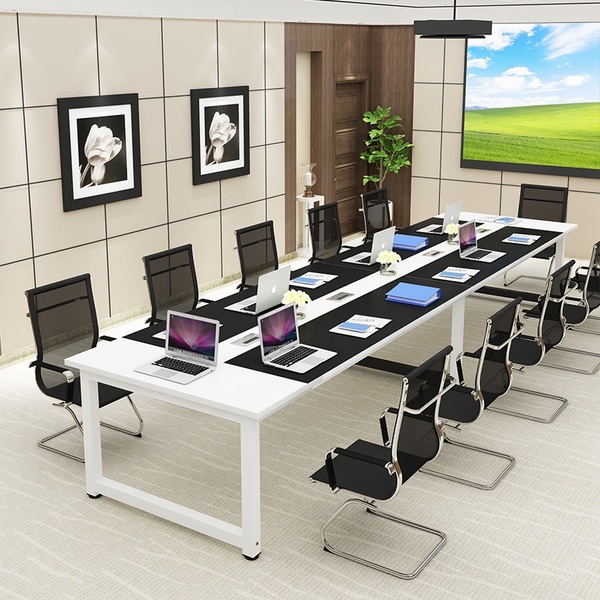 简约现代会议桌长桌椅组合办公电脑桌长条桌子 办公家具办公桌