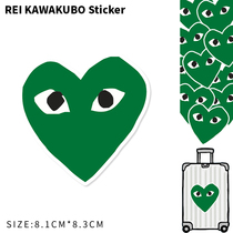Green Chauds PLAY Laptop Laptop Skateboard Fridge Stickers Suitcase suitcase stickers Personality Leaflet