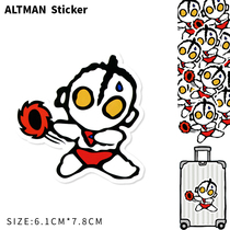Ottman Cartoon Sticker waterproof suitcase stickers Personality Tide Card Notebook Suitcase With skateboard Rbar Box