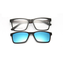The full frame optical lens with myopia magnetic sunglasses contains sunglasses clamping for men and women universal TR90 glasses frame