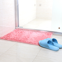 Rectangular bathroom door mat floor mat door mat Chenille carpet mat bathroom non-slip floor mat