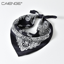 hiphop silk small square scarf male silk scarf female Tide Street street dance hip hop headscarf hair belt thin scarf