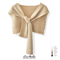 Spring and Autumn Knitted Net Red Shawl Outside Women Summer Joker Air Conditioning Room Neck Holder Shoulder Wash Cloak Scarf