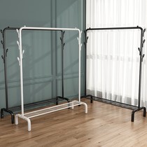 Shelf for hanging clothes in the room floor-to-ceiling clothes rack entrance living room bedside simple dust-proof artifact at night