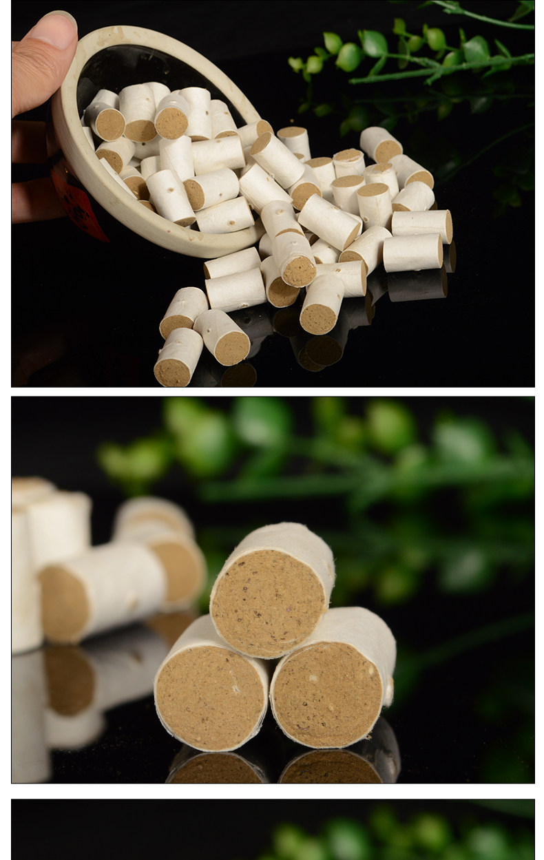 经络保健器材-艾柱1.2cm厘米200粒温针灸专用艾段艾草条纯艾绒竹签小