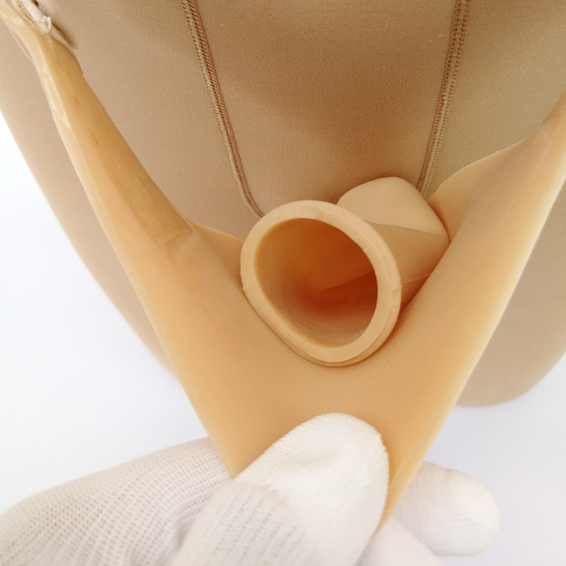 硅胶仿真可排尿假阴cd变装用品伪娘丁字内裤模拟女性排尿