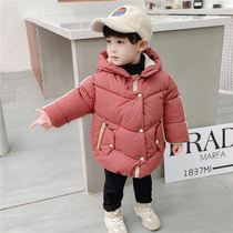Boy cotton clothes tide boy 2021 winter clothes New handsome children down cotton boys baby Foreign style winter thick coat