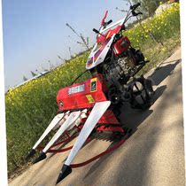 New small hand-pushed multi-function cutting and drying machine Wheat rice harvester Agricultural forage corn rapeseed harvesting