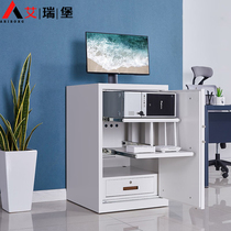 Confidential chassis password cabinet host anti-theft cabinet cooling fan main cabinet password lock computer protection tin cabinet