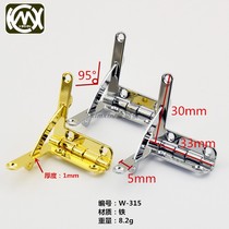 30 30 * 33 * 95 degrees Hinge Wood Box Seven Words Hinge Iron Material Full Polished Upscale Electroplating Gold And Silver 315