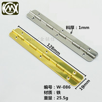 128mm strip hinge 180 ° fit screw wood case strip hinge display case hinge hinge W-086