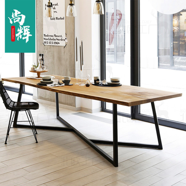 北欧办公桌简约现代单人实木电脑桌台式家用松木书桌工作桌写字台