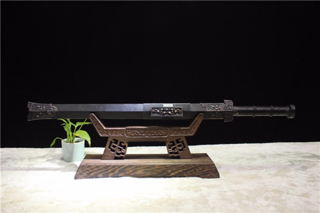 汉剑孙权剑双龙剑刀剑龙泉手工百炼钢宝剑硬剑习武收藏镇宅未开刃