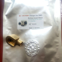 Germany imported 12074990 flat button oil gun nozzle(MARINE) 16MM gold instead of 12074950