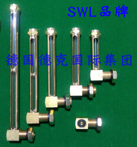 L-type oil level meter DIN3018 copper tubular oil standard M16*1 5 joints high temperature resistance liquid level meter Type A