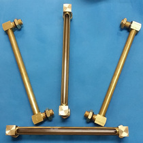 L-type oil level meter Double-headed copper tubular liquid level meter B-type liquid level meter GB1162 high temperature 300 degree tubular oil standard