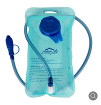 Cycling kettle drinking water bag 1L outdoor portable mountaineering water bag 2L drinking water straw running sports water bag 1 5L