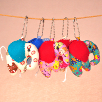 Thailand imported big ear fabric Elephant bag hanging jewelry pendant hanging souvenir gift cute small and cute woman