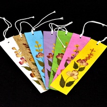 Thai handmade natural ecological embossed paper bookmarks creative personality gift favorites book collection notebook students