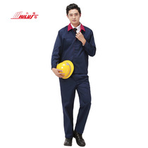 Liulu Spring and Autumn Long Sleeve Overalls Set Mens Workshop Factory Clothing Welding Labor Protective Clothing 4s Store Logistics Warehousing Auto Repair Clothing