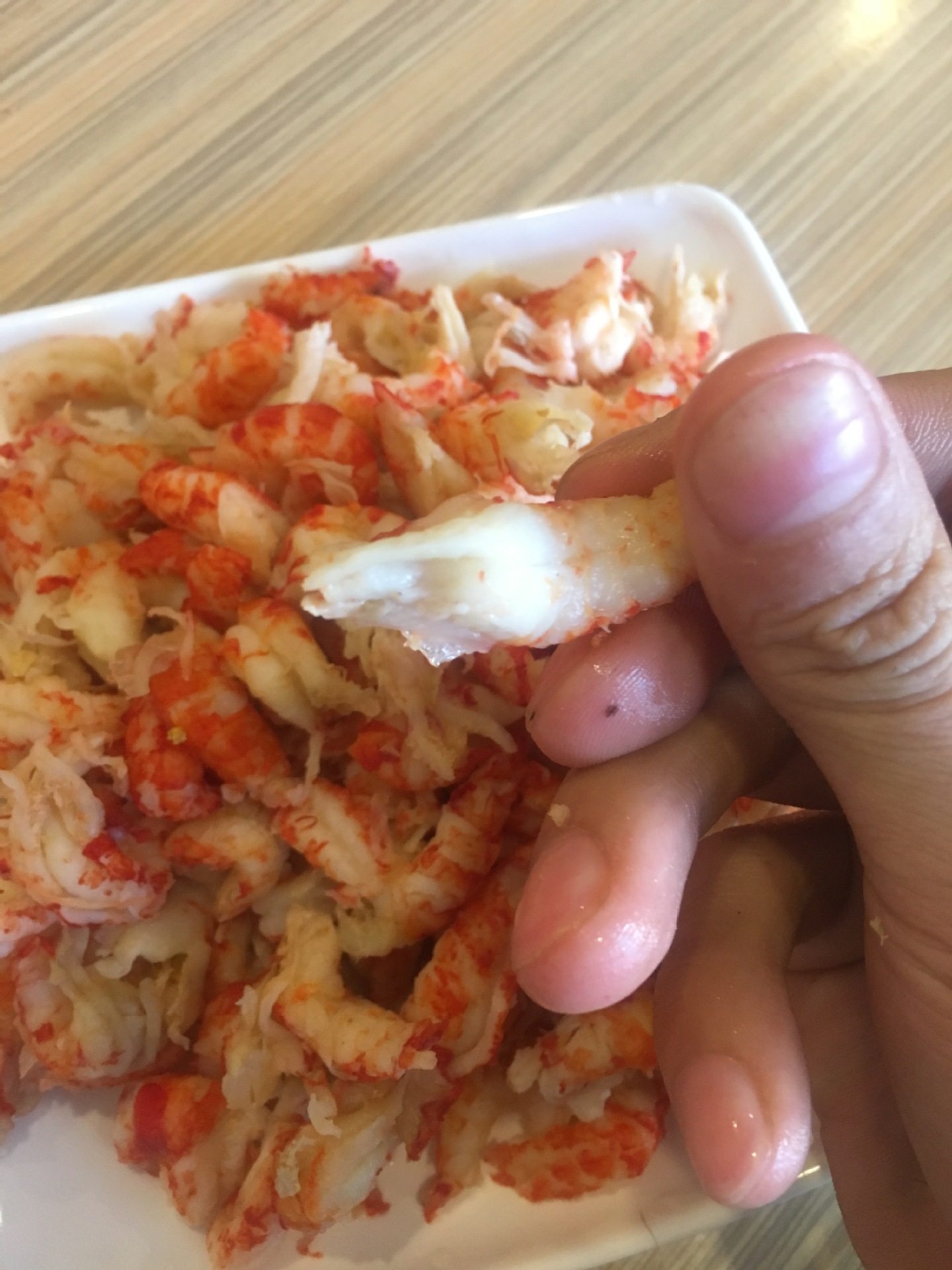 4级龙虾仁带黄熟冻盖浇饭专用小龙虾仁原味龙虾肉320只/斤