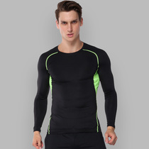 Sports tights mens autumn and winter long sleeves high-elastic breathable sweat-absorbing fitness clothes basketball Football running training clothes