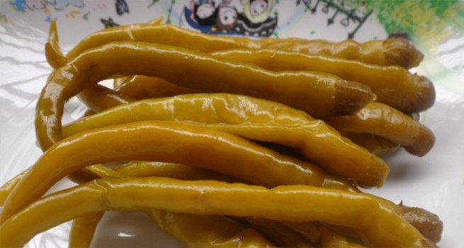 广西富川特产农家自制老坛辣椒酸辣椒糟辣椒泡菜酸菜500g买4包邮