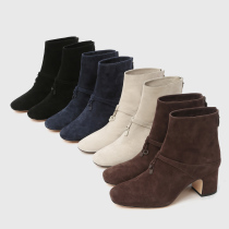 (SH0921488) light comfortable high texture fashionable elegant Maxi Charms sheep and ankle boots
