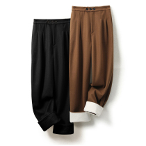 Rong Mei (KZ1120409) fashion differentiation classic upgrade thick version of the crisper windshield trim taper pants