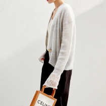 (ZZ0331768) Spring Summer Coral Island Cardio-island Cardio-hoodies gentle ~ wool Horse Sea wool-knitted sweatshirt