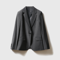 Comfortable and decent Qualcomm Japanese machine washable wool flip-top collar blazer smoking pants women