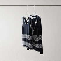 Jun Mei(ZZ0729983) Classic Soul French Moden breathable knitting vest open shirt suit