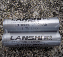 Langshi brand 18650 rechargeable lithium battery 3 7v 3000mA large capacity with protection circuit