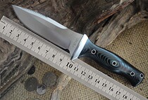 Outdoor field survival self-defense knife swordfish small straight knife world famous knife boutique collection knife non-folding knife high hardness
