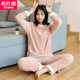 Net red coral velvet pajamas women's autumn and winter warm suit thickened lazy home wear outer wear 2020 new Net red coral velvet pajamas women's autumn and winter warm suit thickened lazy home wear outer wear 2020 new