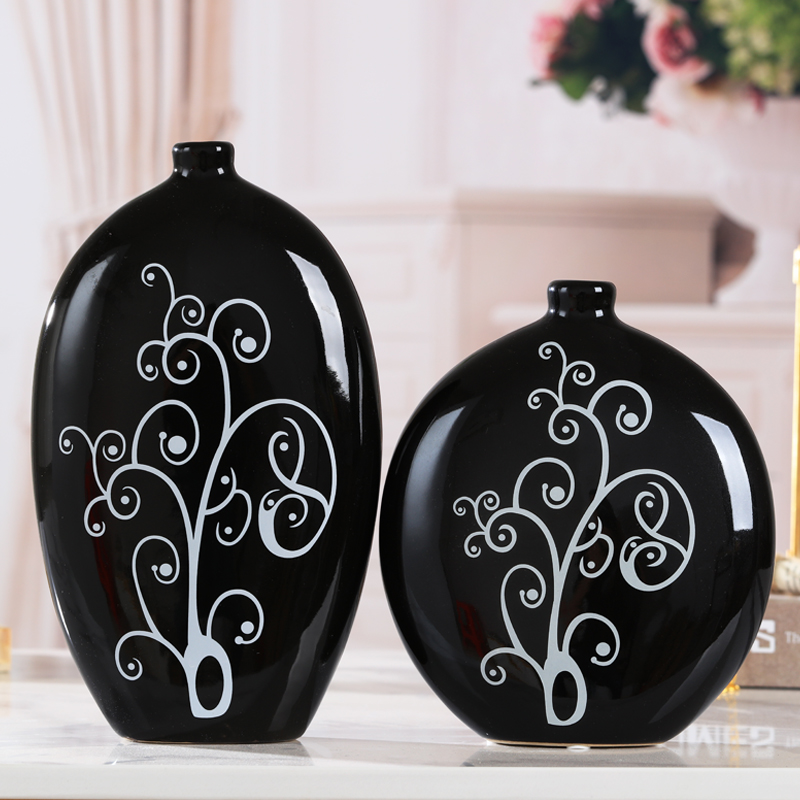 Household act the role ofing is tasted ceramic crafts are new home decoration vase vase modern simple flower implement new vase