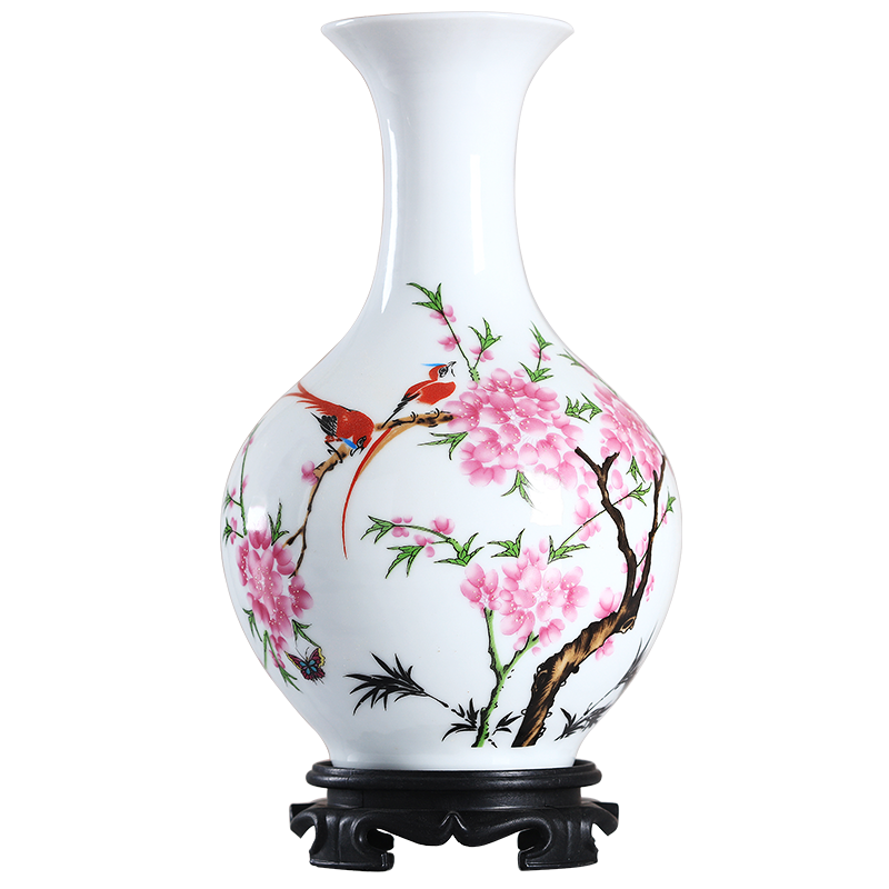 Furnishing articles household act the role ofing is tasted sitting room of I and contracted creative ceramic dry flower art flower arranging Chinese office desktop vase