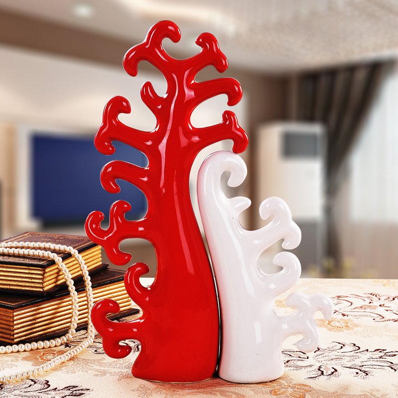 The Strong order wedding gift for the modern creative living room TV cabinet home decoration love tree furnishing articles of ceramic arts and crafts