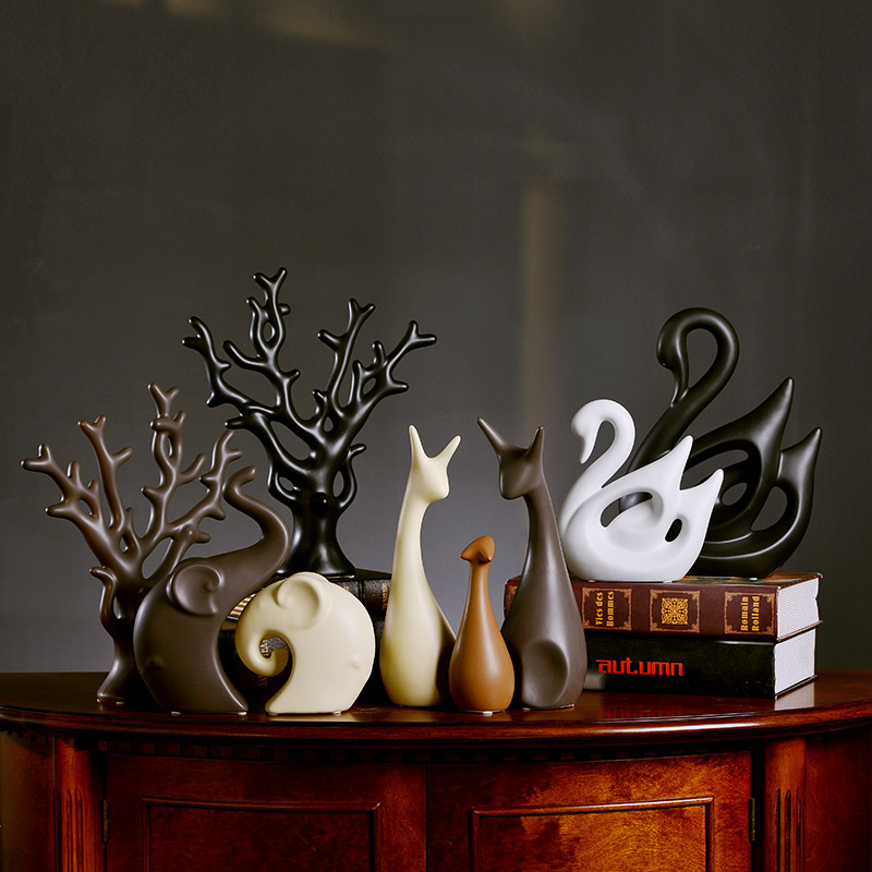Ins creative wedding gift Nordic household wine decorate a room living room office ceramic jewelry furnishing articles