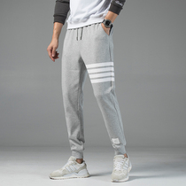 tb pants mens spring autumn summer thin underpants knit pure cotton sweatpants loose big code casual 90% sports pants