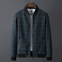 Knitted coat men Spring Fall Business Leisure and Fall Flying jacket baseball clothes