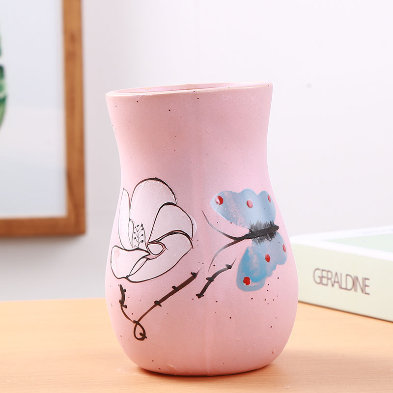High with fleshy mage, ceramic flower pot European green plant vase more meat meat, green flesh POTS dry flower vase