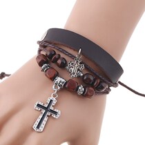мужчины крест браслет men cross bracelets