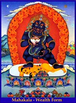 Buddha portrait linked to Buddha portrait tantric protector black wealth photo paper double-sided plastic seal Nami Amitabha Buddha