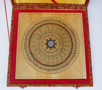 Refined Wanan compass Rovia integrated base disc 9-inch 29-layer 360-degree hand non-relic divination solid wood system