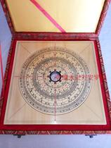 Dry Dragon Wing remember Wanan compass 8-inch Xuanair Base disc Cross line Wooden Hand Professional Customized non-relic