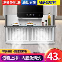 Good wife RANGE HOOD LARGE SUCTION WARM VEGETABLE BODY SENSATION AI INTELLIGENT VOICE OIL SUCTION MACHINE SELF-CLEANING SIDE SUCTION TYPE SMOKE SUCTION MACHINE