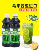 Fulian wheat straw juice chic exotic fruit juice 850ml Malaysia imports kiwi fruit juice milk tea drink concentrated syrup