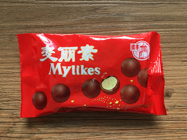 梁丰麦丽素25g夹心巧克力经典怀旧休闲童年零食儿时味道代可可脂
