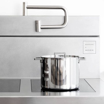 Italian knindustrie stainless steel multi-purpose pot soup pot